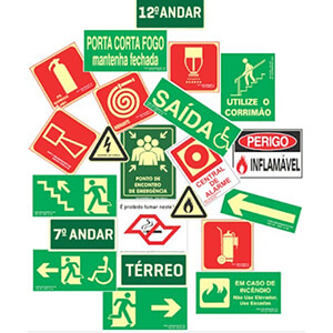 Sinalização de rota de fuga